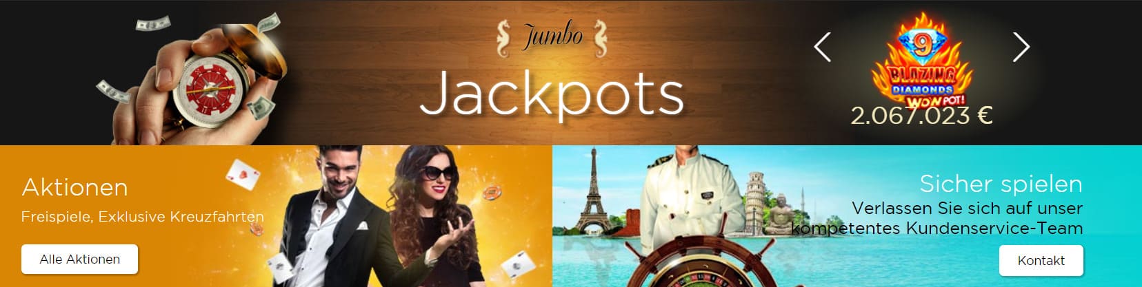 casino cruise jackpots