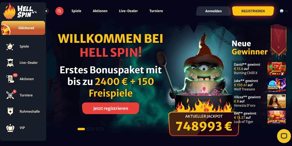 Hell Spin Casino Bonus