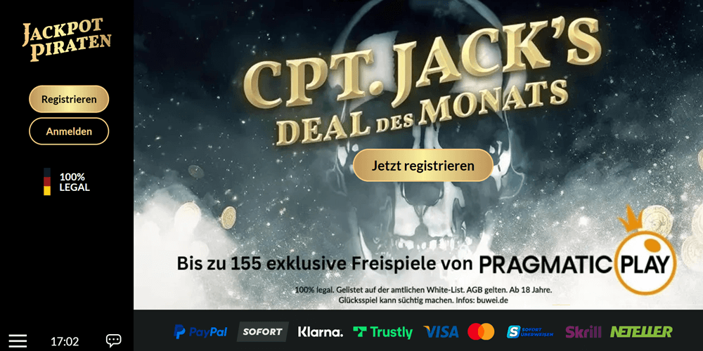 JackpotPiraten Online Casino