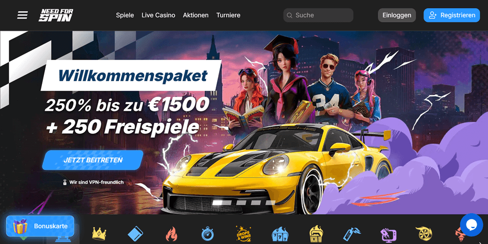 NeedForSpin Casino Bonus