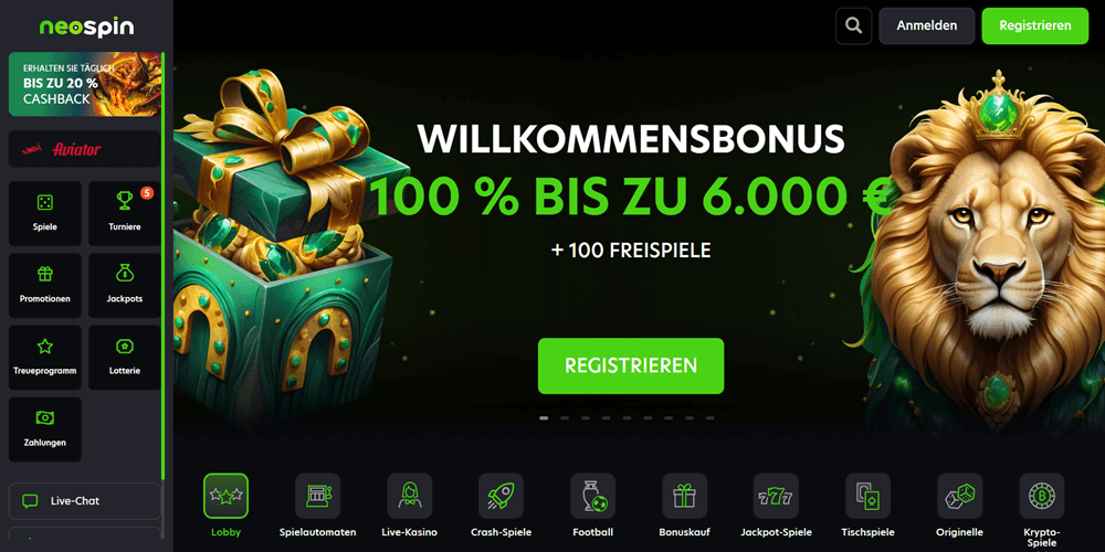 NeoSpin Casino Bonus