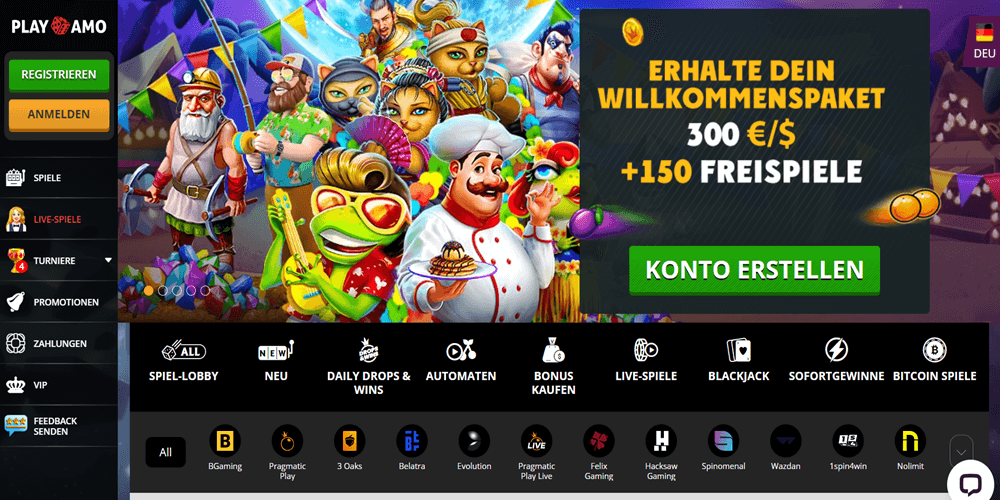 Playamo Casino Bonus